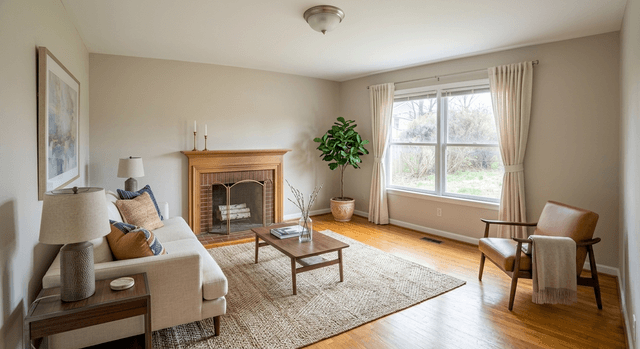 Virtual staging after